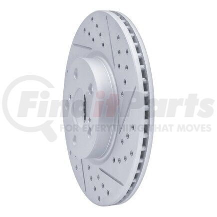 Dynamic Friction Company 830-76081R Geoperformance Rotor - Drilled and Slotted