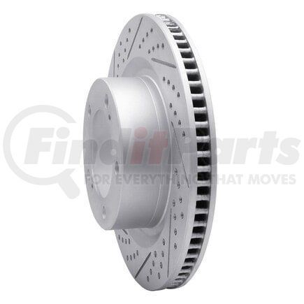 Dynamic Friction Company 830-76136L Geoperformance Rotor - Drilled and Slotted