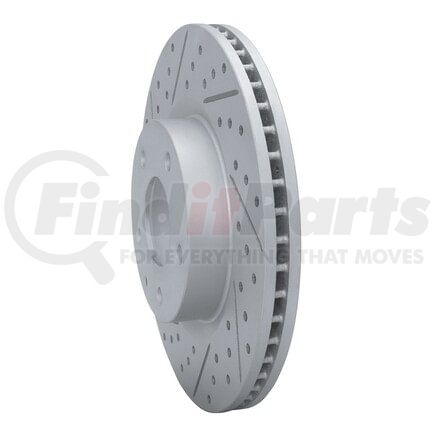 Dynamic Friction Company 830-80052L Geoperformance Rotor - Drilled and Slotted