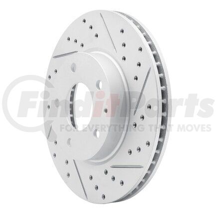 Dynamic Friction Company 830-80053R Geoperformance Rotor - Drilled and Slotted