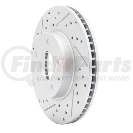 Dynamic Friction Company 830-80053L Geoperformance Rotor - Drilled and Slotted