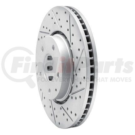 Dynamic Friction Company 830-80076R Geoperformance Rotor - Drilled and Slotted