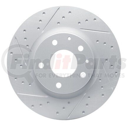 Dynamic Friction Company 830-80081L Geoperformance Rotor - Drilled and Slotted