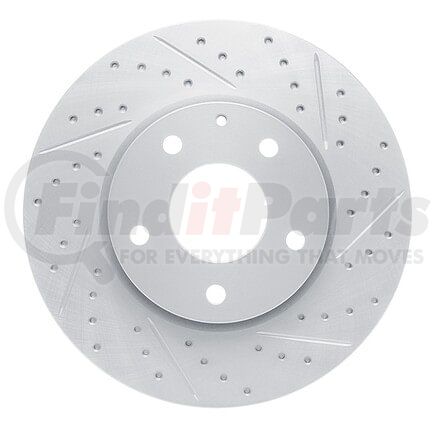 Dynamic Friction Company 830-80082R Geoperformance Rotor - Drilled and Slotted
