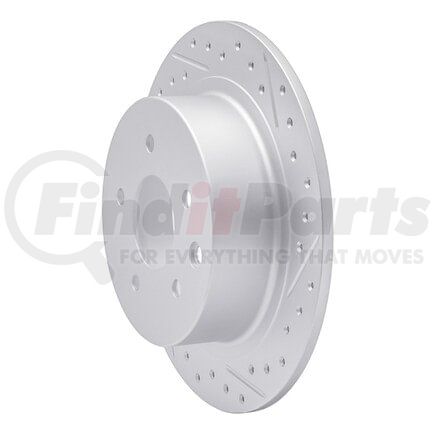 Dynamic Friction Company 830-67050R Geoperformance Rotor - Drilled and Slotted