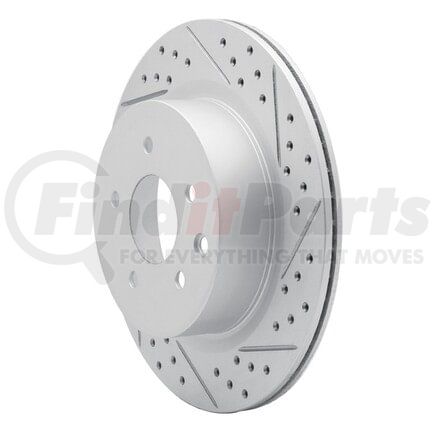 Dynamic Friction Company 830-67055R Geoperformance Rotor - Drilled and Slotted