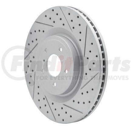Dynamic Friction Company 830-68012R Geoperformance Rotor - Drilled and Slotted