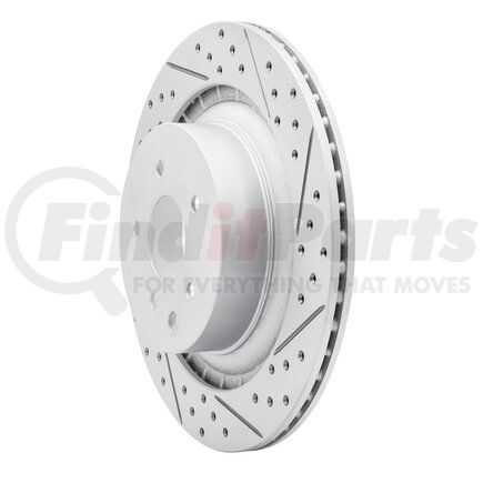 Dynamic Friction Company 830-68013R Geoperformance Rotor - Drilled and Slotted