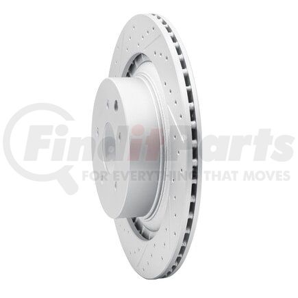 Dynamic Friction Company 830-68013L Geoperformance Rotor - Drilled and Slotted