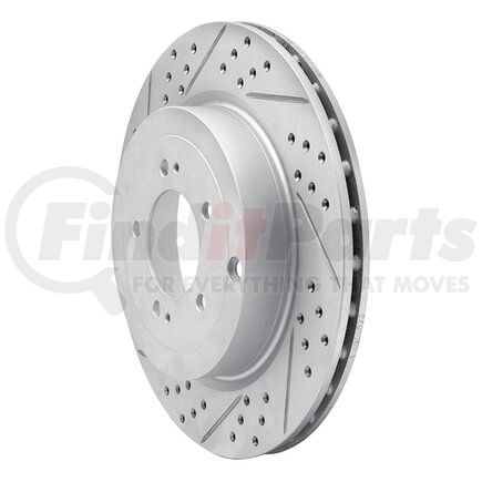 Dynamic Friction Company 830-72042L Geoperformance Rotor - Drilled and Slotted