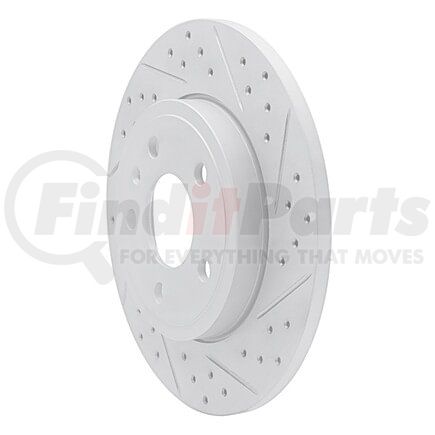 Dynamic Friction Company 830-73037R Geoperformance Rotor - Drilled and Slotted