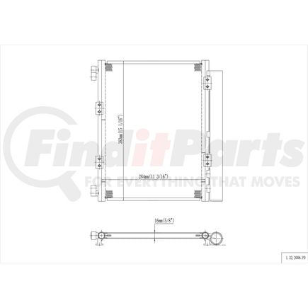 Reach Cooling 32-2006 A/C Condenser