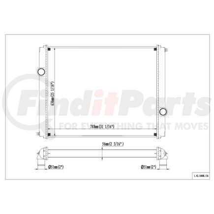 Reach Cooling 42-10008 Radiator