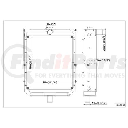 Reach Cooling 42-10309 Radiator