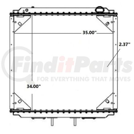 Reach Cooling 42-10333 WESTERN STAR 4900 SERIES 1990-1996