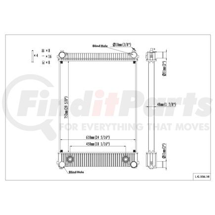 Reach Cooling 42-10366 Freightliner FS65 05-08
Freightliner FS65 05-08