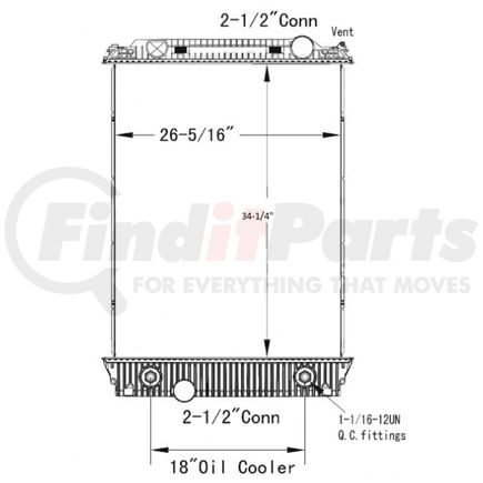 Reach Cooling 42-10374 FREIGHTLINER - STERLING AT9500 AT9513 LT9000