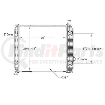 Reach Cooling 42-10379 Radiator