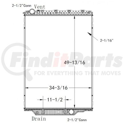 Reach Cooling 42-10399 MACK SUPERLINER TITAN ALL