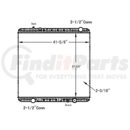 Reach Cooling 42-10473 Radiator