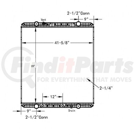 Reach Cooling 42-10478 Western Star 4900SA 10-16