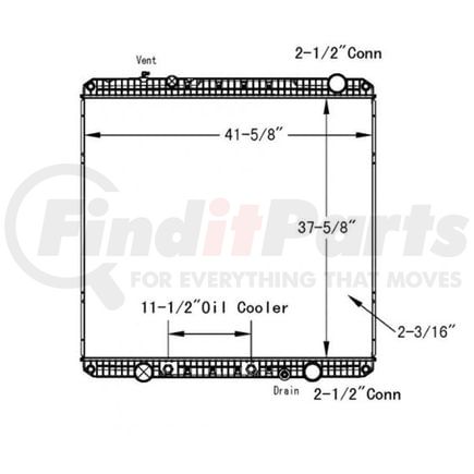 Reach Cooling 42-10495 WESTERN STAR 4900 SERIES-w100 series 11-15