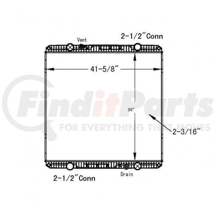 Reach Cooling 42-10493 WESTERN STAR 4900 SERIES 09-14