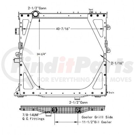 Reach Cooling 42-10502 2014 + IH Transtar- Prostar