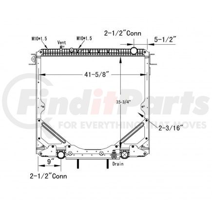 Reach Cooling 42-10511 FREIGHTLINER-STERLING 114SD-W95 2012-2015