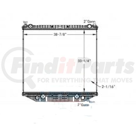 Reach Cooling 42-10543 FREIGHTLINER-STERLING 114SD 2012-2014