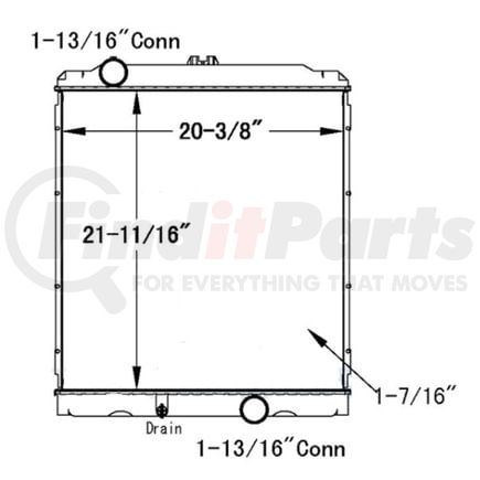 Reach Cooling 42-10566 MITSUBISHI FE-FG-FH 1996-2004