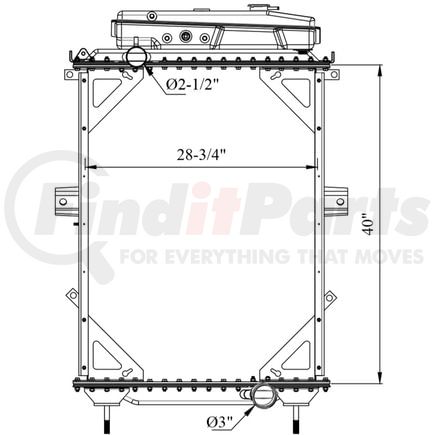 Reach Cooling 42-10632 KENWORTH T-W SERIES 1993-2007