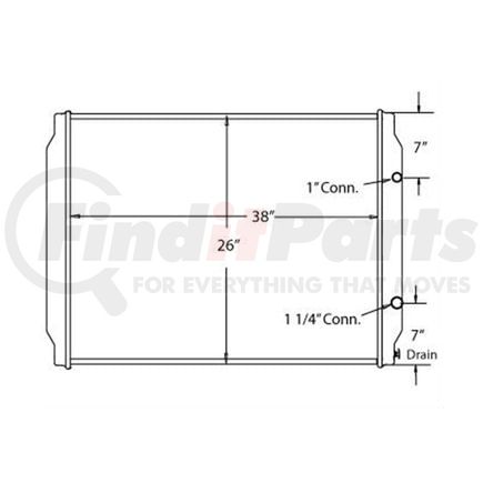 Reach Cooling 42-10640 VOLVO MACK WG SERIES 1990