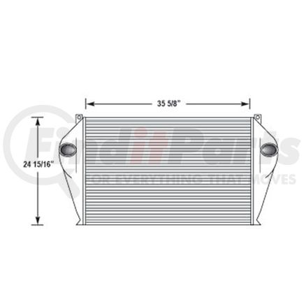 Reach Cooling 61-1347 Charge Air Cooler