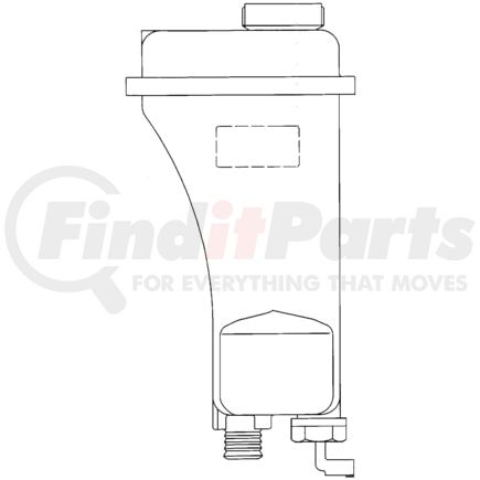 Mahle CRT224000S Engine Coolant Reservoir