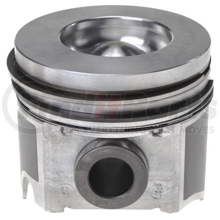 Mahle 224-3503WR Engine Piston - with Rings, Standard, Aluminum, Bowl Type