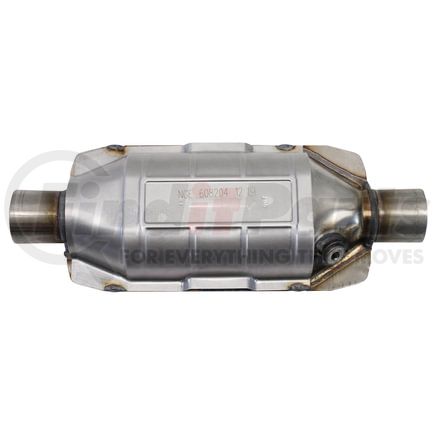 Ansa 608204 Federal / EPA Catalytic Converter - Universal OBDII - 2.00" ID Neck / 2.00" ID Neck; Oval; 5.9L / 6515; O2 Port: 1 - Pass. side