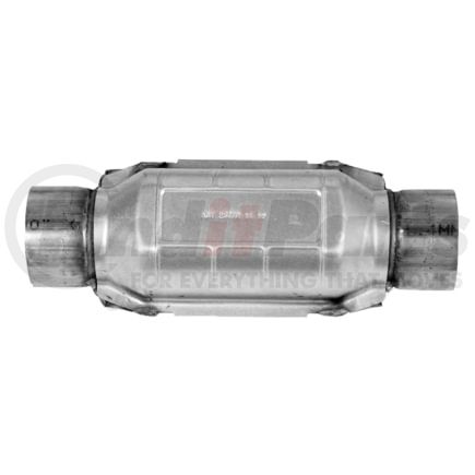 Ansa 608417 Federal / EPA Catalytic Converter - Universal OBDII Enhanced - 2.50" ID Neck / 2.50" ID Neck; Round; 5.9L / 6250; O2 Port: None