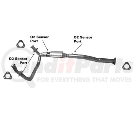 Ansa 9649 Federal / EPA Catalytic Converter - Direct Fit