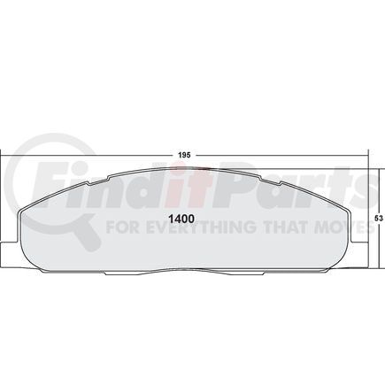 Performance Friction 1400.20 CARBONMETALLIC