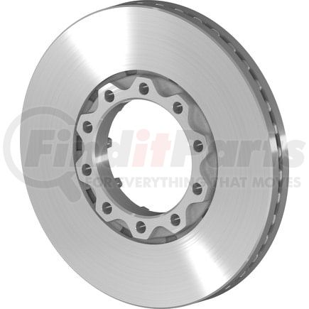 ConMet 10087663 Disc Brake Rotor Kit - with ABS Tone Ring, and Ten (10) 5/8 in. Rotor Studs and Nuts