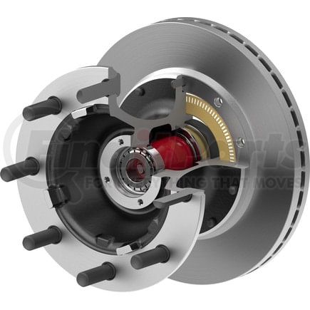 ConMet 10119627 Iron PreSet Hub/Rotor F08 Front