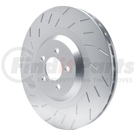 Dynamic Friction Company 91040036 DFC Hi-Carbon Alloy GEOMET Coated Rotor - Slotted