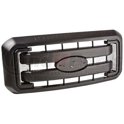 Ford BC3Z*8200*G Radiator Grille - 2 Bar Grille, Textured Black with Gray, fits 2011-2016 Ford 250/350 Super Duty