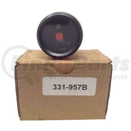 VDO 331-957B GAUGE HRMTR 12V CPI