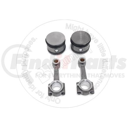 Blumaq 4P-3966 Engine Piston Kit - 7.87 in x 7.87 in x 3.15 in, Fit for Caterpillar Applications