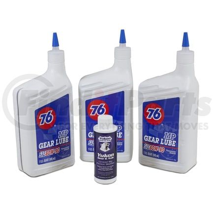 Yukon OK 4-QRT-A Redline Synthetic "Shock Proof" Oil with Positraction Additive. 4 Quarts.