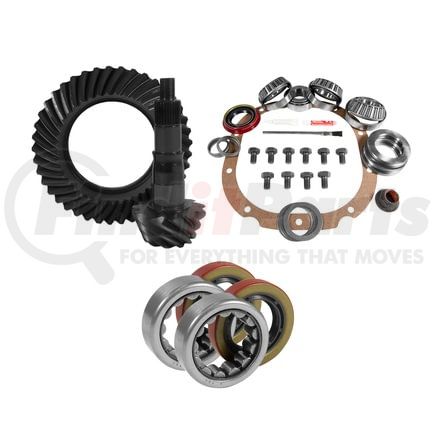 Yukon YGK2215 8.8" Ford 3.27 Rear Ring & Pinion, Install Kit, 2.25" OD Axle Bearings & Seals