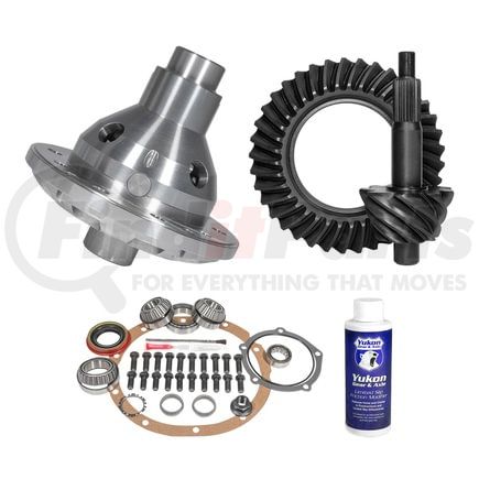 Yukon YGK2271 Kit contains a ring and pinion set; positraction unit; and installation parts