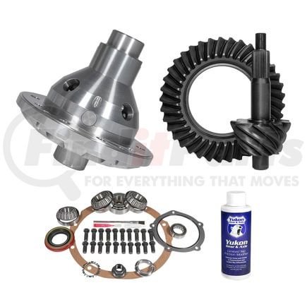 Yukon YGK2285 Kit contains a ring and pinion set; positraction unit; and installation parts